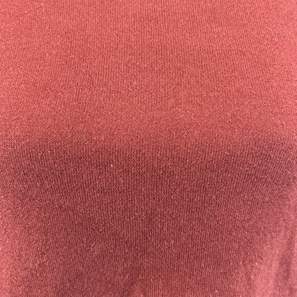 LOFT Burgundy Knit Top Size M Women's Long Sleeve Sweater Blouse Casual Workwear - Picture 9 of 9